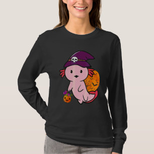 Halloween-Kostüm für Jungen Kinder Axolotl Hexe Kü T-Shirt