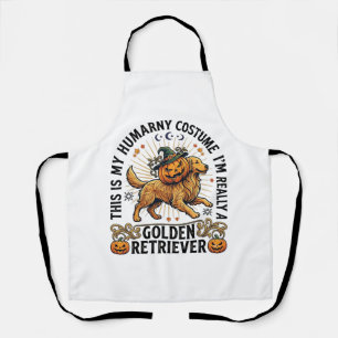 Halloween-Kostüm für Menschen Golden Retriever Kür Schürze