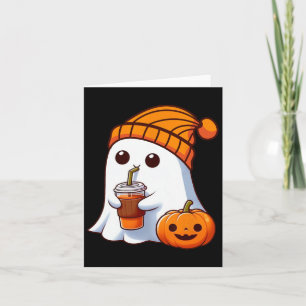 Halloween Kostüm Geist Drinks Pumpkin Männer Fraue Karte