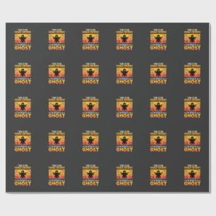 Halloween-Kostüm Geist Vintage Geschenkpapier