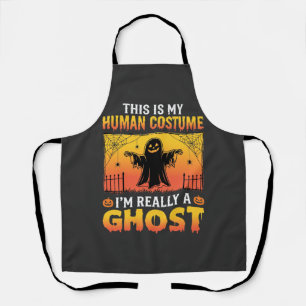 Halloween-Kostüm Geist Vintage Schürze