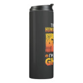 Halloween-Kostüm Geist Vintage Thermosbecher (Nach links gedreht)