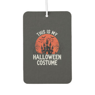 Halloween-Kostüm Geisterburg Vektor-Design Autolufterfrischer