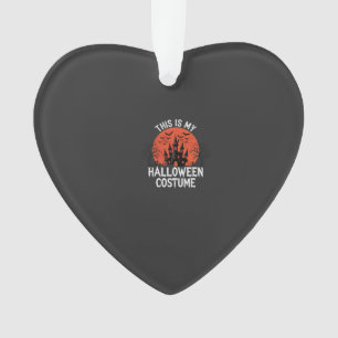 Halloween-Kostüm Geisterburg Vektor-Design Ornament