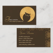 Halloween-Kostüm-Geschäfts-Visitenkarte Visitenkarte (Vorne/Hinten)