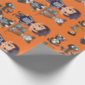 Halloween Kostüm Geschenkpapier (Ecke)