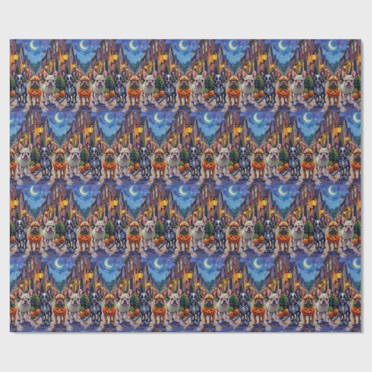 Halloween-Kostüm Geschenkpapier (Flach)