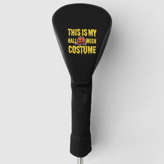 Halloween Kostüm Golf Headcover (Vorderseite)