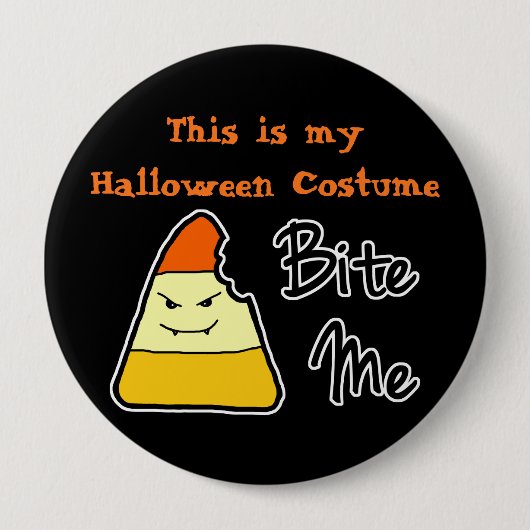 Halloween-Kostüm-großer Knopf Button (Vorderseite)