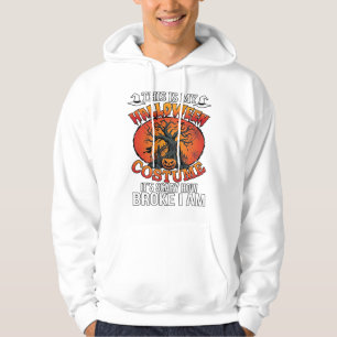 Halloween-Kostüm Gruselig Kaputter Kürbis Gruselig Hoodie