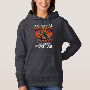 Halloween-Kostüm Gruselig Kaputter Kürbis Gruselig Hoodie