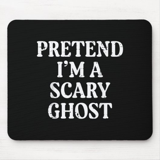 Halloween Kostüm Gruseliger Geist Lustiger Herren Mousepad (Vorne)