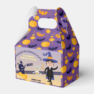 Halloween-Kostüm Jungen Zauberer Geburtstagsfeier Geschenkschachtel