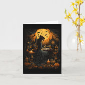 Halloween-Kostüm Karte (Gelbe Blume)