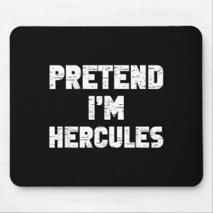 Halloween Kostüm Kinder geben vor, Hercules zu sei Mousepad