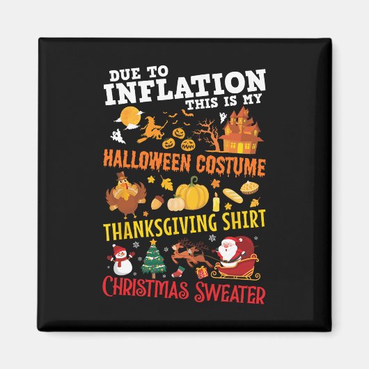Halloween Kostüm Magnet (Vorne)