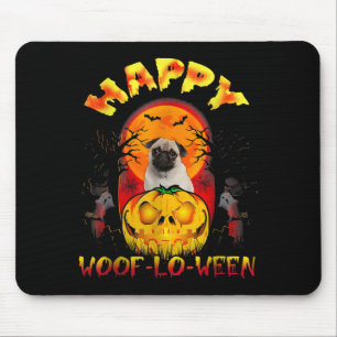 Halloween-Kostüm Männer Frauen Mops Lustiger Hund  Mousepad