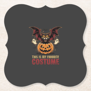 Halloween-Kostüm Monster-Kürbis Gothic-Vektor De Untersetzer