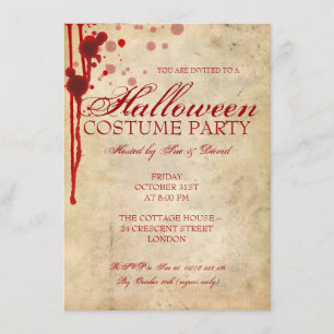 Halloween-Kostüm-Party Einladung