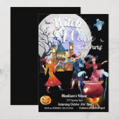 Halloween-Kostüm-Party Einladung (Vorne/Hinten)