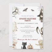 Halloween Kostüm Party Einladung (Vorderseite)