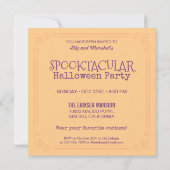 Halloween-Kostüm | Party Einladung (Rückseite)