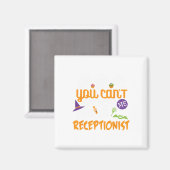 Halloween-Kostüm-Party kann nicht sprechen Magnet (Vorderseite/Rückseite)