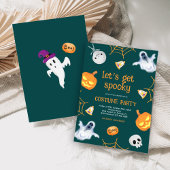 Halloween Kostüm Party Kinder Spooky Einladung