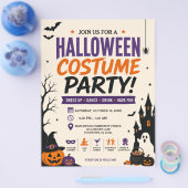 Halloween-Kostüm-Partyflyer Flyer (Einzeln)