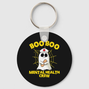 Halloween-Kostüm Psychologie-Krankenschwester Boo Schlüsselanhänger