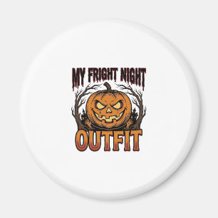 Halloween-Kostüm-Shirt Gruseliger Kürbis-Outfit_1 Magnet
