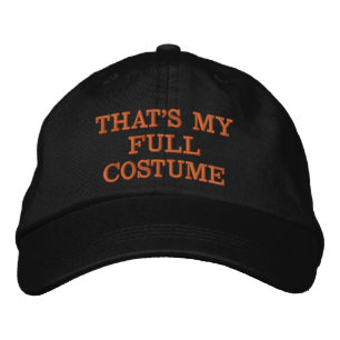 Halloween-Kostüm-Spaß Süß Orange Bestickte Baseballkappe