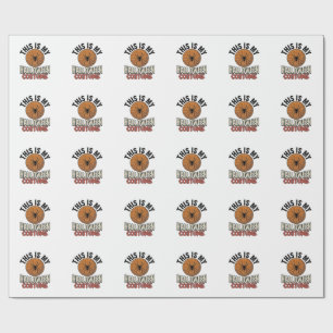 Halloween-Kostüm Spinnennetz Vintage-Shirt-Design_ Geschenkpapier