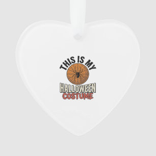Halloween-Kostüm Spinnennetz Vintage-Shirt-Design_ Ornament