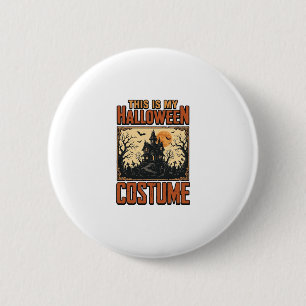 Halloween-Kostüm Spukhaus Vintage-Shirt Desi Button