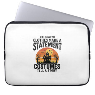Halloween-Kostüm Statement Vintage-Shirt-Design_1 Laptopschutzhülle