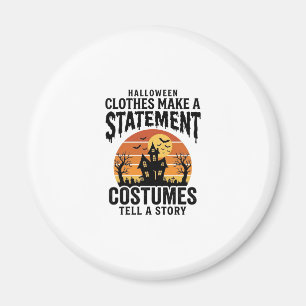 Halloween-Kostüm Statement Vintage-Shirt-Design_1 Magnet