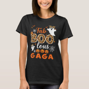 Halloween-Kostüm Süße Leopard Boo Gaga Gruselig Gh T-Shirt