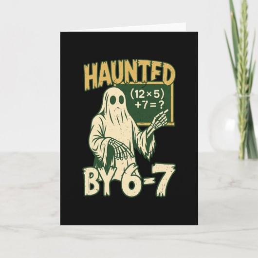 Halloween-Kostüm Verflucht  Karte (Vorderseite)
