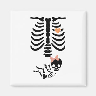 Halloween-Kostüm von Baby Skeleton Magnet