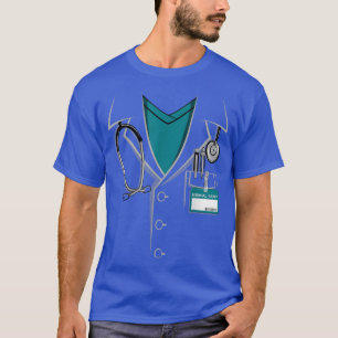 Halloween-Kostüm von Doktor White Labrador T-Shirt