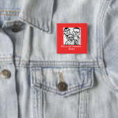 Halloween-Kostüm-Wahl Button (Beispiel)