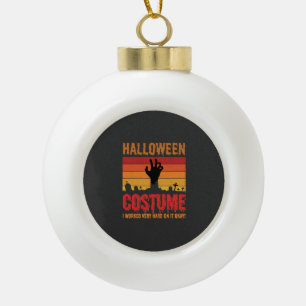 Halloween-Kostüm Zombie-Friedhof Retro-Horror-Desi Keramik Kugel-Ornament