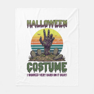 Halloween-Kostüm Zombie-Hand Friedhofs-Grabsteine Fleecedecke