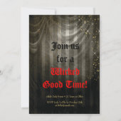 Halloween-Kostümball-Einladungen Einladung (Rückseite)