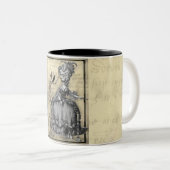 Halloween-Kostümball Zweifarbige Tasse (VorderseiteRechts)