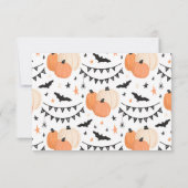 Halloween-Kostümbildhauer-Party Einladung mit Foto (Rückseite)