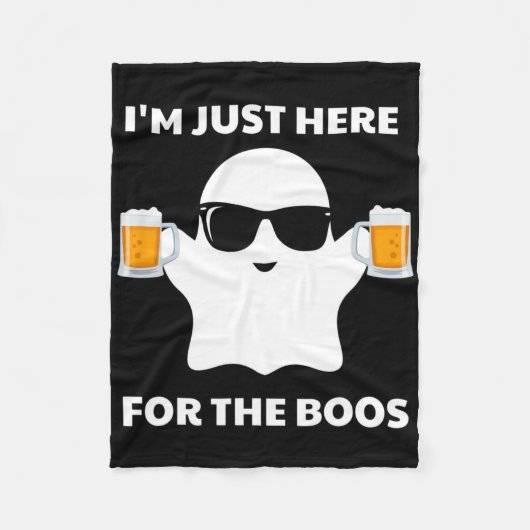 Halloween-Kostüme, die ich für das Boos-Bier hier Fleecedecke (Vorderseite)