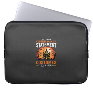 Halloween-Kostüme erzählen eine Geschichte Geister Laptopschutzhülle