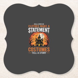 Halloween-Kostüme erzählen eine Geschichte Geister Untersetzer